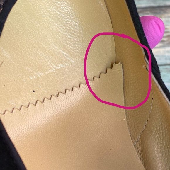 Brunate Womens Black Suede Pumps Heels Size 7-7.5M Handmade Pointed Toe Formal - Picture 12 of 13